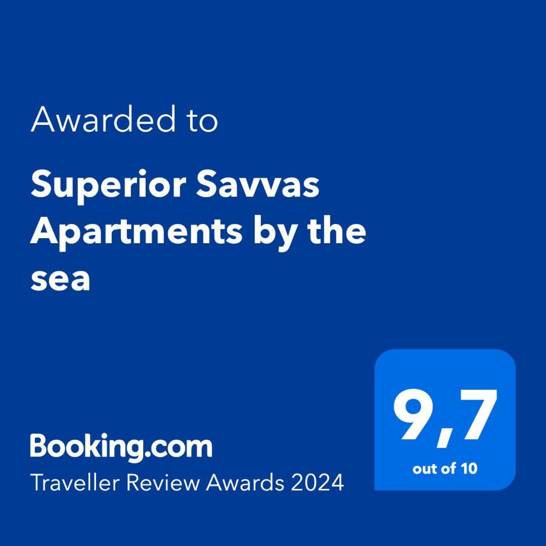 Superior Savvas Apartments By The Sea Agia Pelagia  Exterior photo